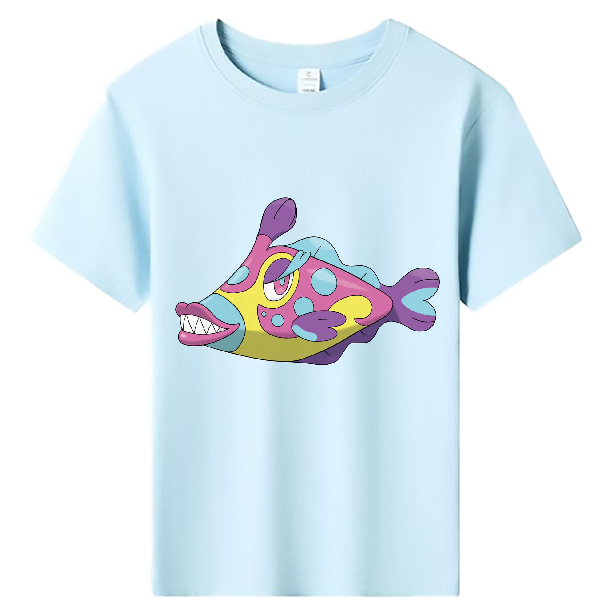 （画像用） ポケットモンスター Pokémon 綿100％キッズTシャツ（フロントプリント）